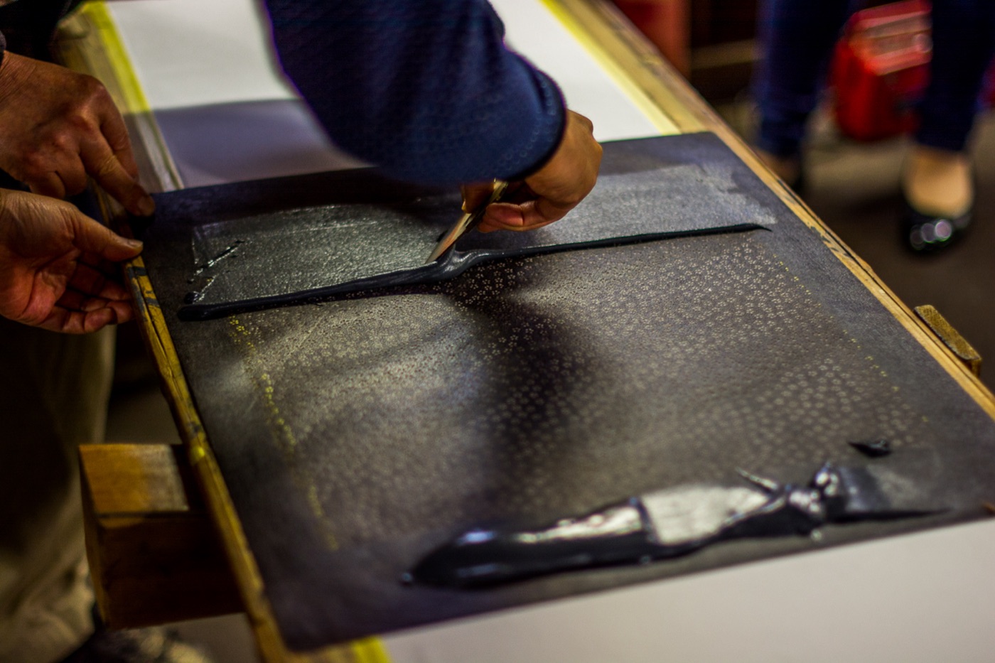 Edo Komon dyeing workshop — 9
